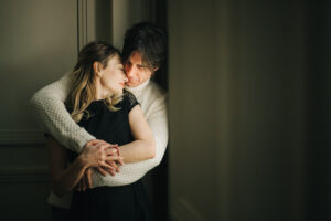 couple in love on a walk with a photographer in berlin family couple photoshooting