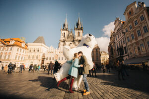 couple in love on a walk with a photographer in berlin family couple photoshooting