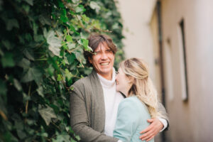 couple in love on a walk with a photographer in berlin family couple photoshooting