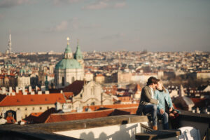 couple in love on a walk with a photographer in berlin family couple photoshooting