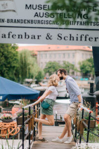 couple in love on a walk with a photographer in berlin family couple photoshooting