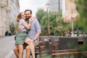 couple in love on a walk with a photographer in berlin family couple photoshooting